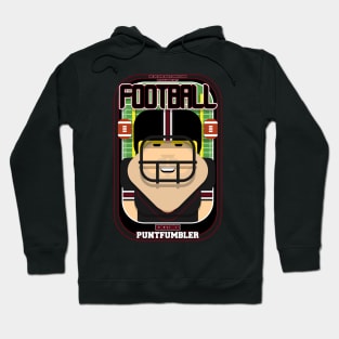 American Football Black and Maroon - Enzone Puntfumbler - Sven version Hoodie